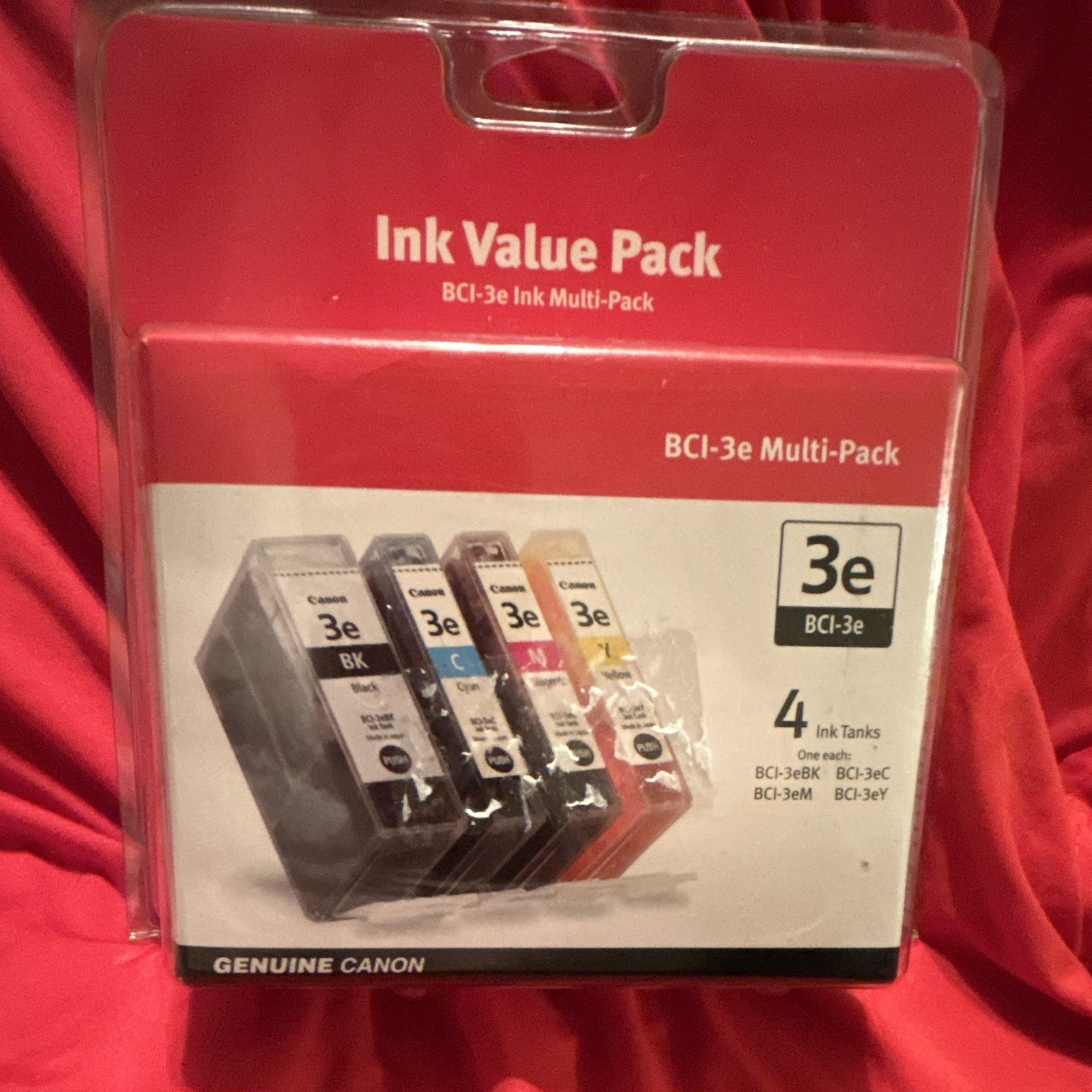 Canon Ink Value Pack BCI-3e Multi-Pack 4 Ink Tanks 
