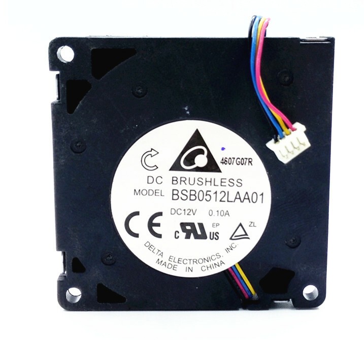 For DELTA BSB0512LAA01 12V 0.10A 50*50*10mm 4-pin PWM turbo blower cooling fan