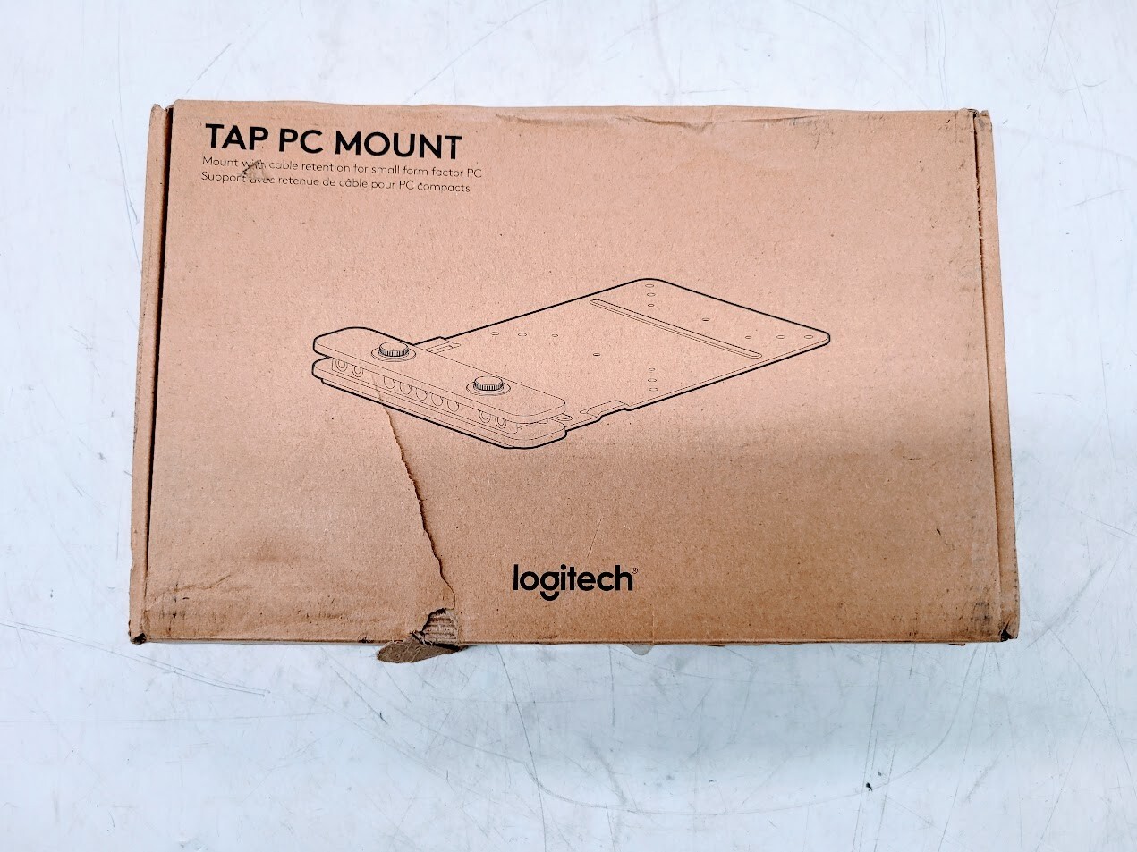 Logitech CPU Mount for CPU, Mini PC, Chromebook, Mounting Plate - 939-001825