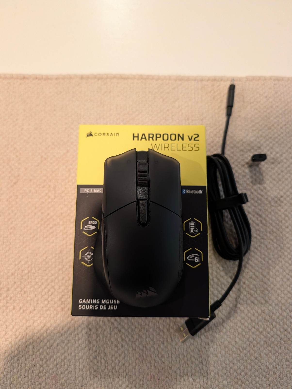 Corsair Harpoon V2 Wireless Gaming Mouse - Open Box MINT