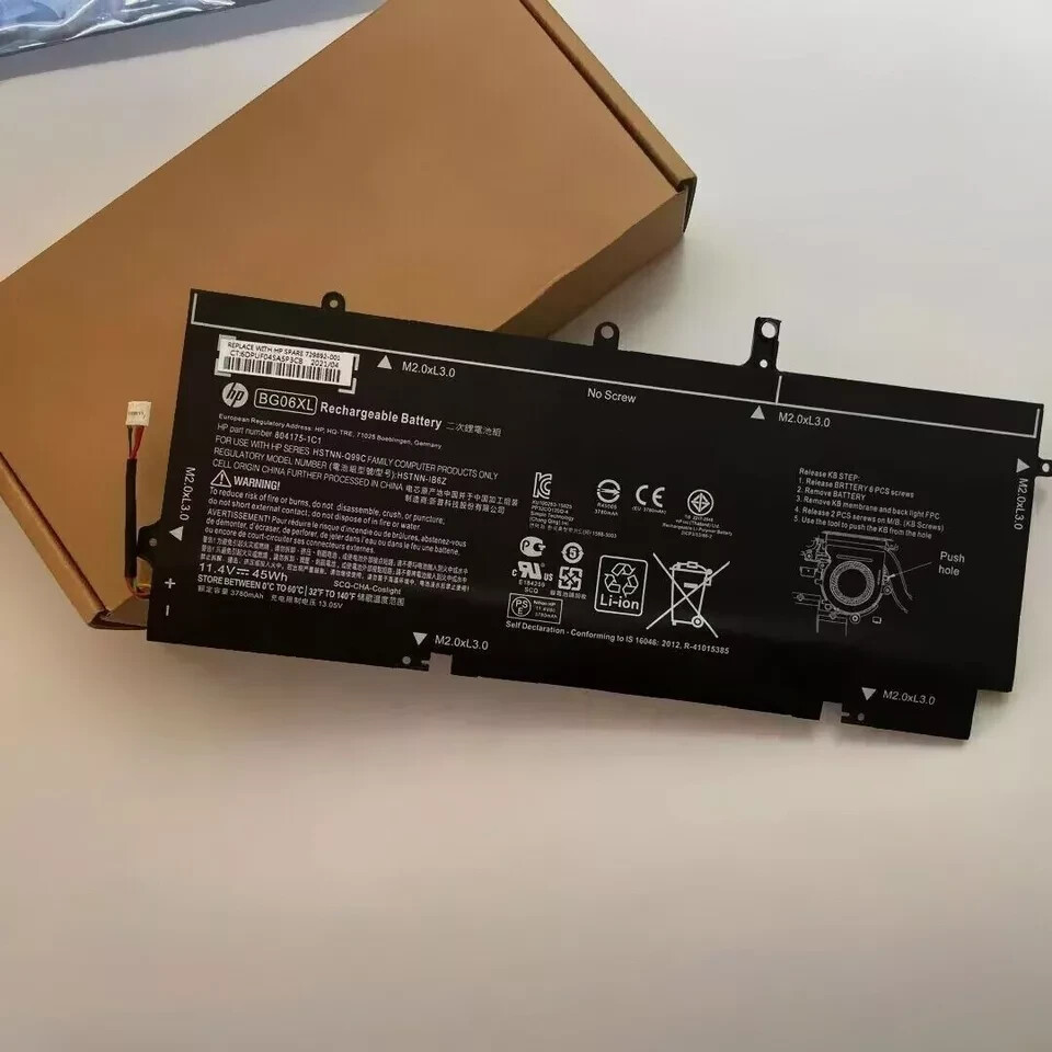 New Original BG06XL Battery for HP EliteBook Folio 1040 G3 Series HSTNN-IB6Z OEM