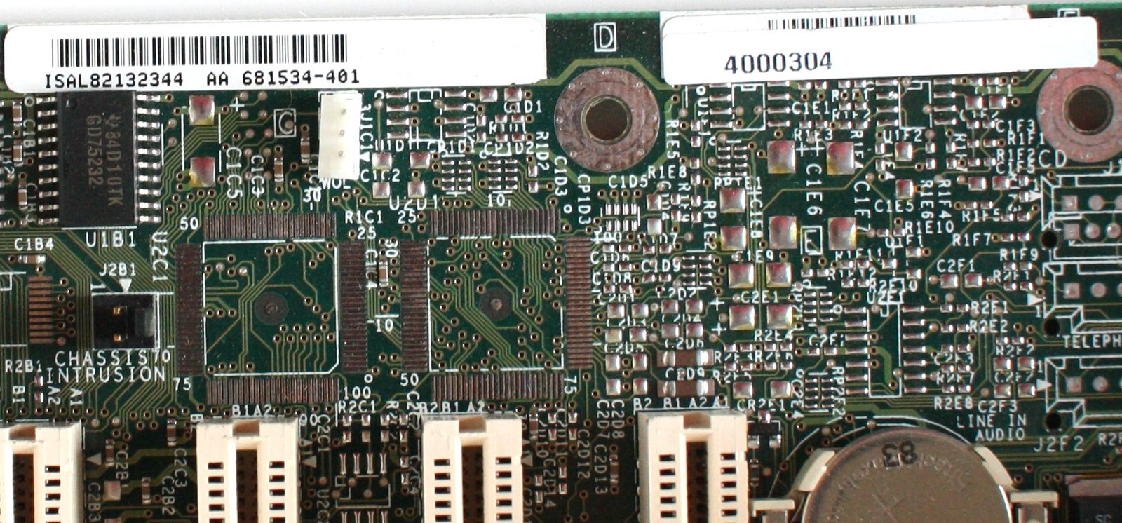 Motherboard, intel al440lx (atlanta) aa 681534-401, gateway 4000304, pb 673633-
