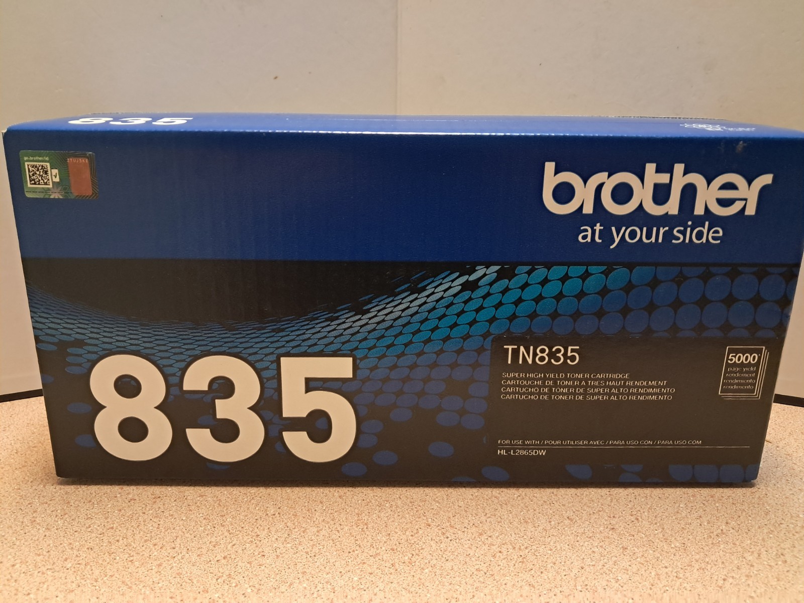 Genuine Brother TN835 Super High Yield Black Toner Cartridge