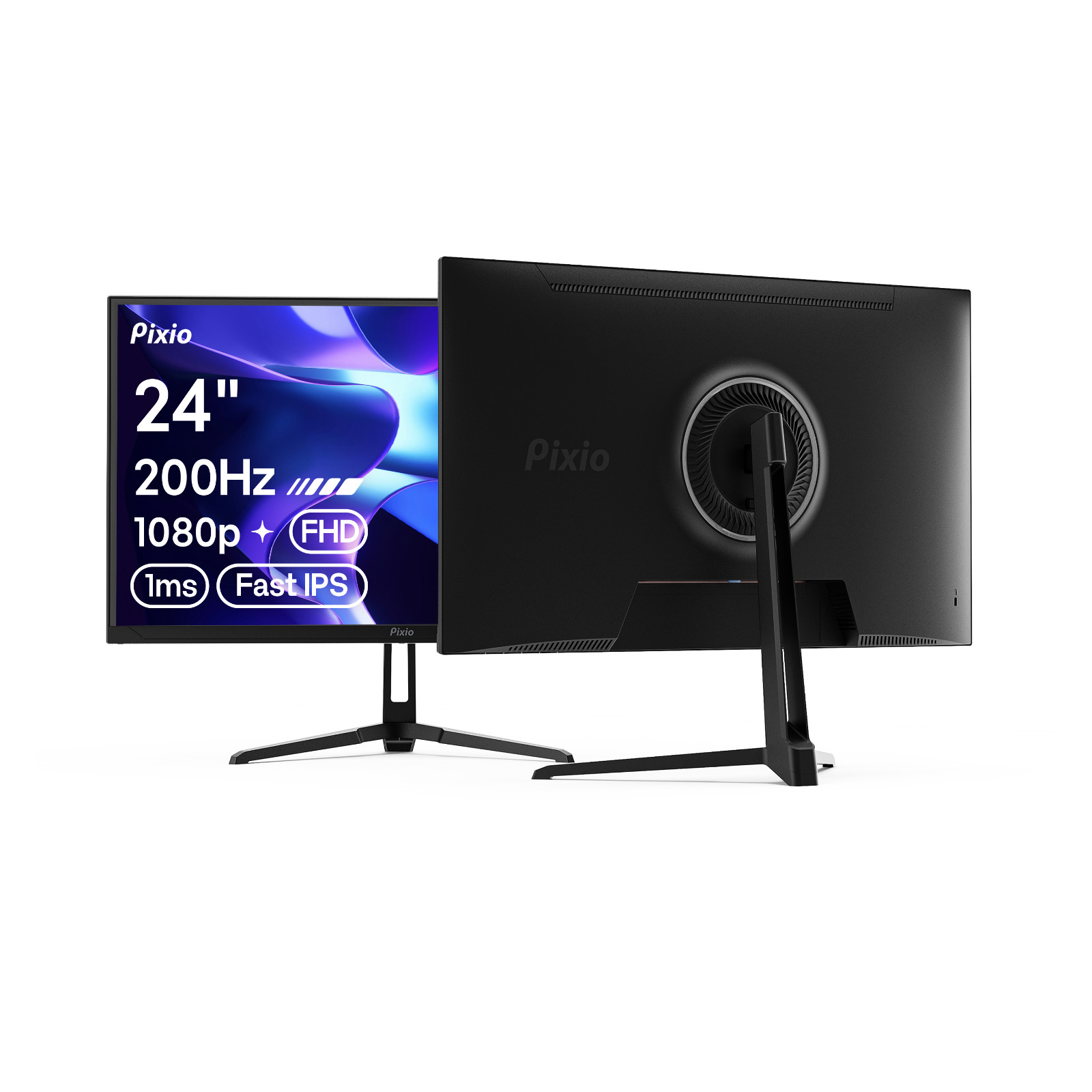 Pixio PX248 Wave 24" 200Hz 1080P IPS Gaming Monitor in Multiple Colors