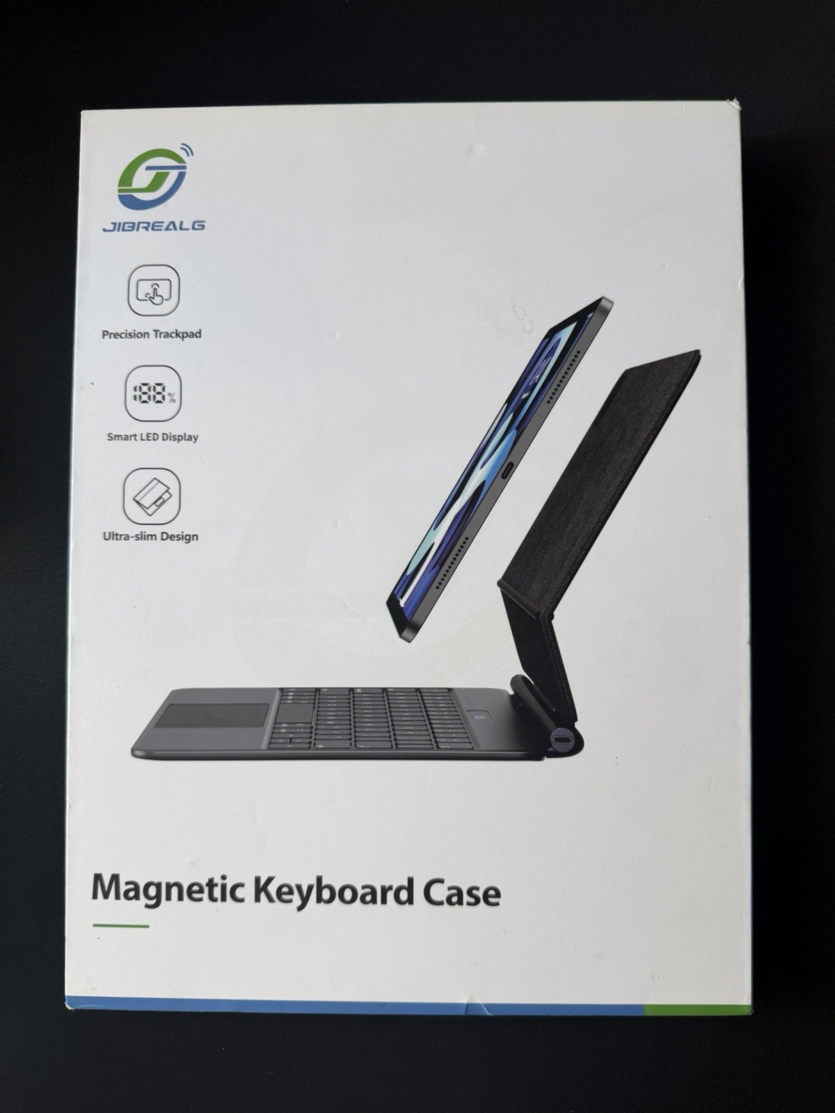 JIBREALG Keyboard Case for iPad Air 13” M3 2025 / M2 2024 – open box/New