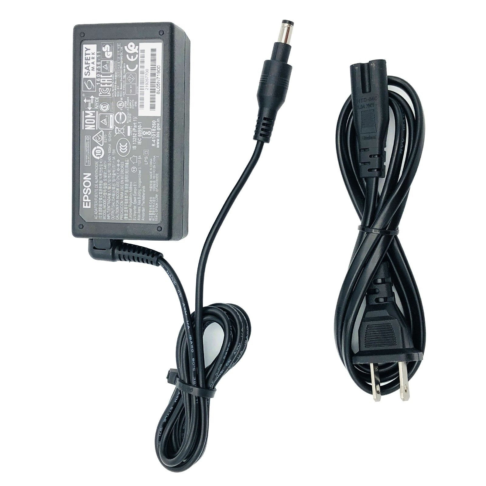 Genuine Epson AC Adapter for Workforce ES-200 ES-300W DS-320 Scanners