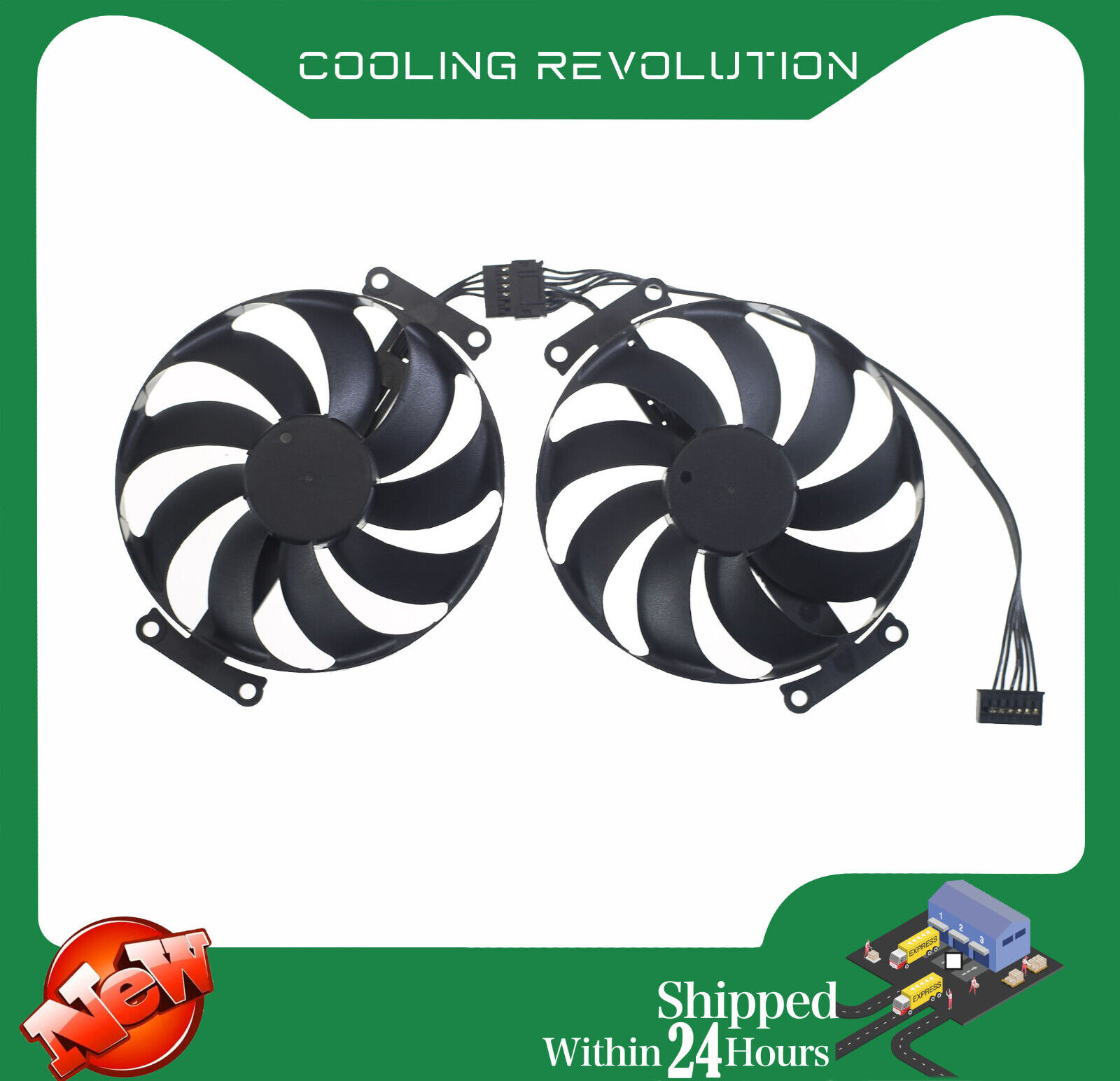 88MM FDC10H12D9-C Graphics Card Cooling Fan for ASUS DUAL RTX2060 O6G EVO