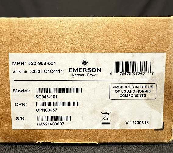 Emerson Cybex (Vertiv) SC945-001 Secure 4 Port DVI KVM Switch Network Desktop