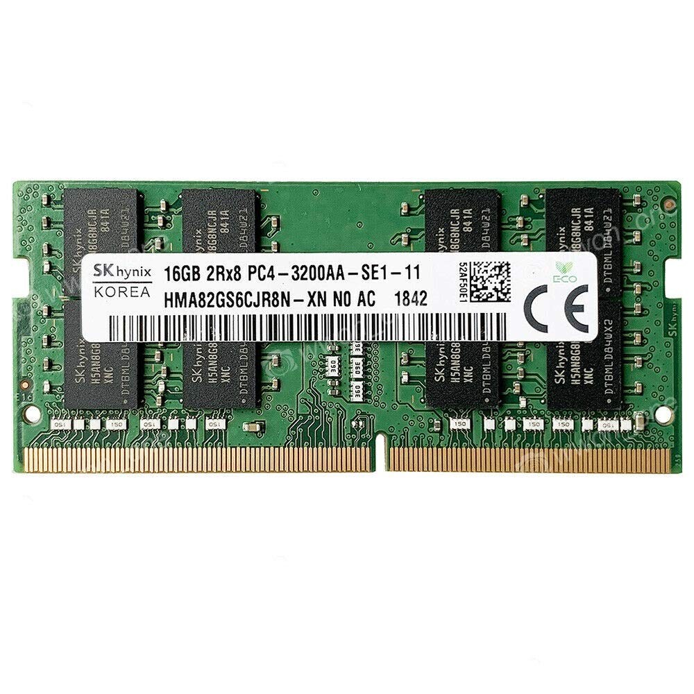 MCPNAND SK Hynix HMA82GS6CJR8N-XN 16GB DDR4 3200 2Rx8 16 Gb, Multicolor