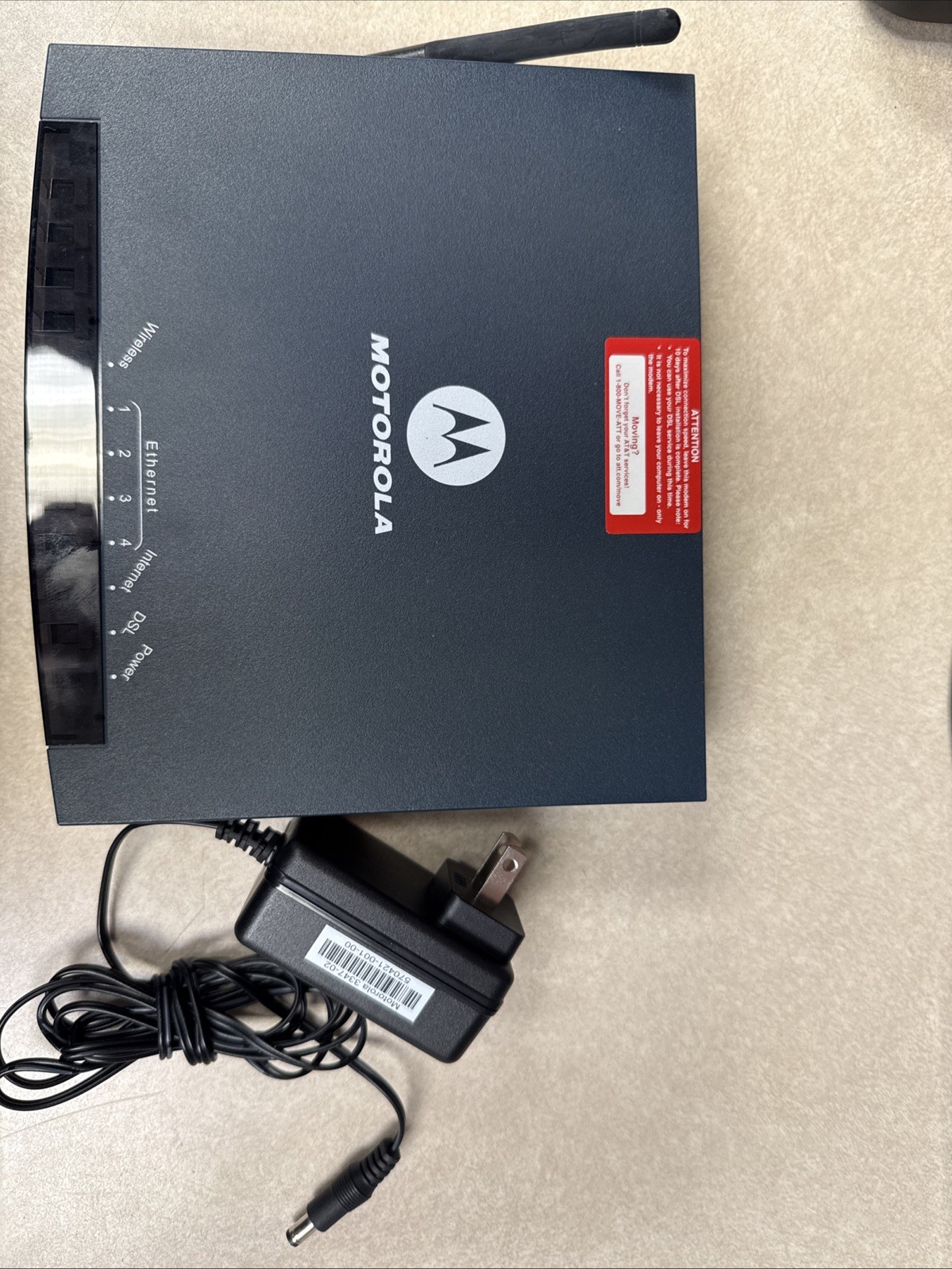 Motorola Netopia 3347-02 4-Port 10/100 Wireless G Router (3347-02-10NA)