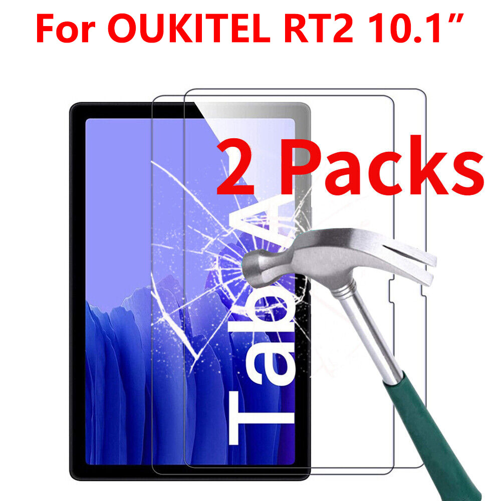 2PCS OUKITEL RT2 Tempered Glass Film Cover Screen Protector For OUKITEL RT2 10.1