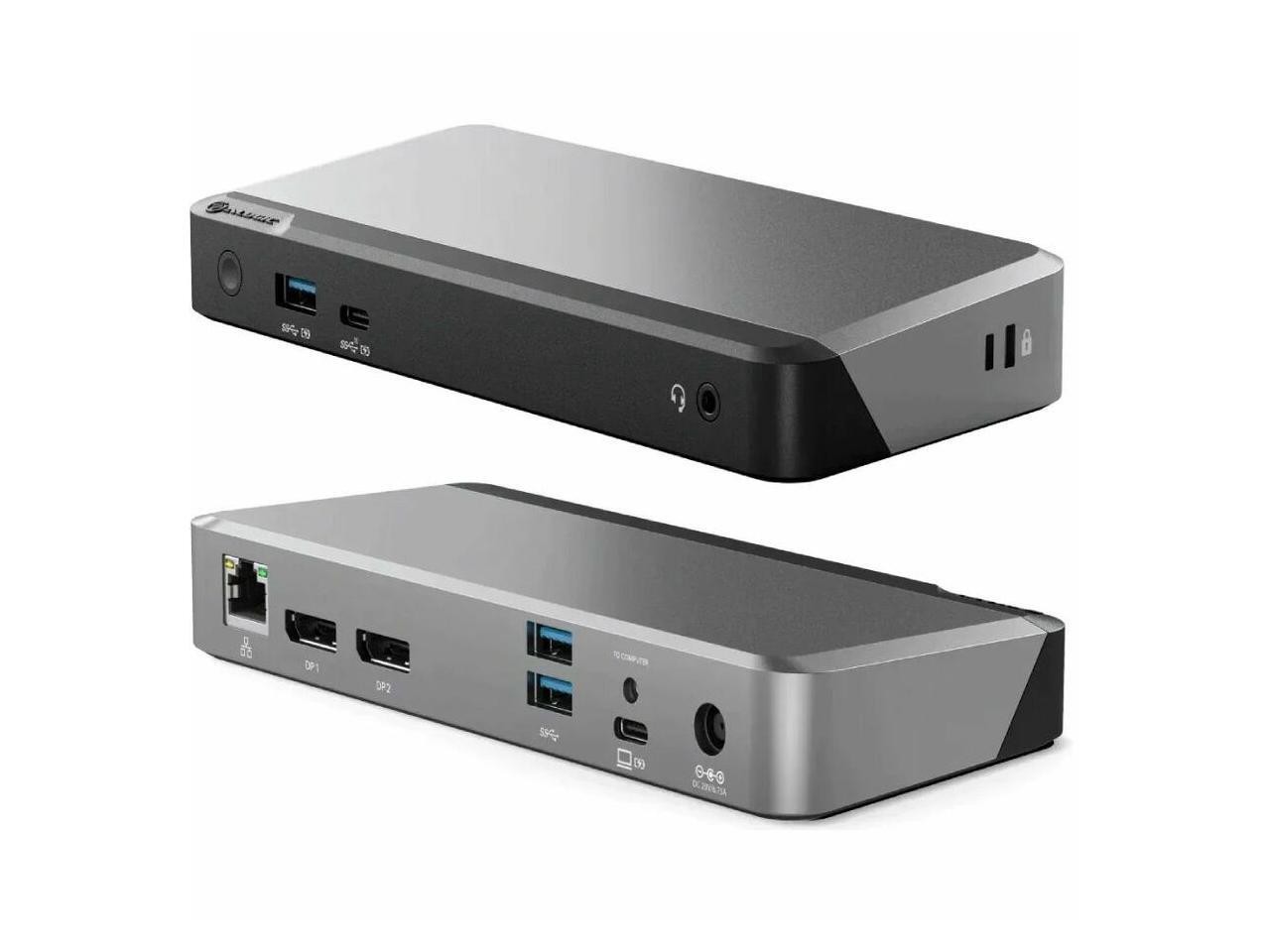 Alogic MX2 USB-C Dual Display DP Alt. Mode Docking Station - With 100W Power Del