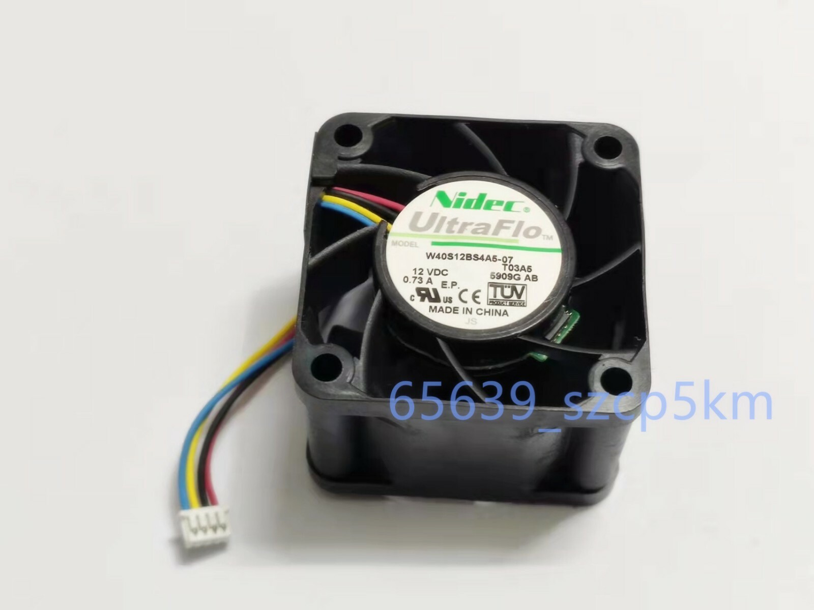 NIDEC W40S12BS4A5 40x40x28mm 12V 0.73A 4-PIN Super Micro server cooling fan