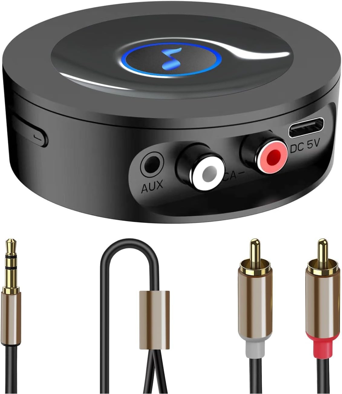 Bluetooth 5.2 Receiver for Home Stereo AUX Bluetooth Adapter for Stereo
