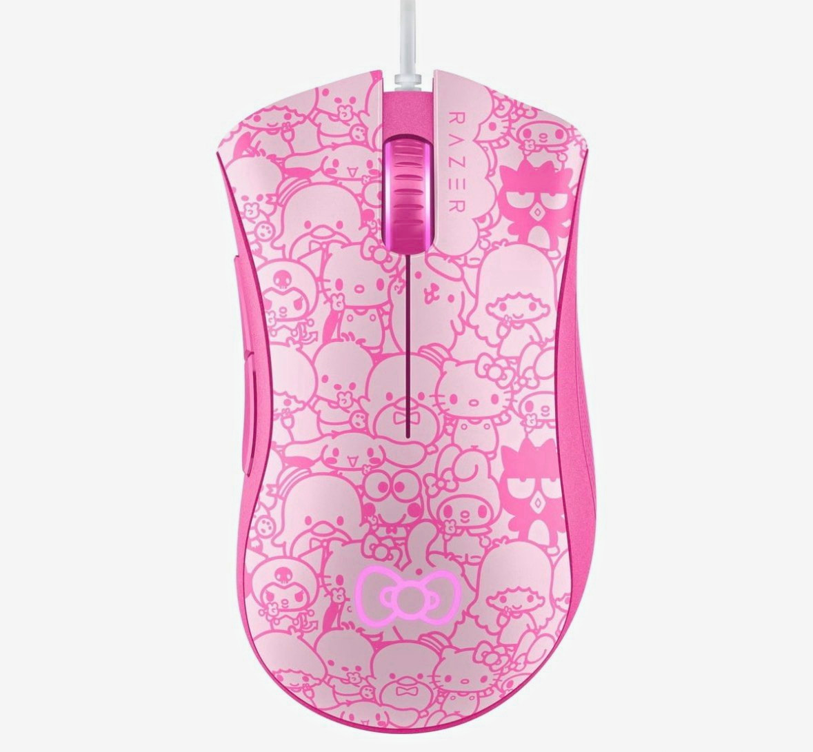 Razer DeathAdder Essential Hello Kitty Pink Wired Optical Gaming Mouse 6400 DPI