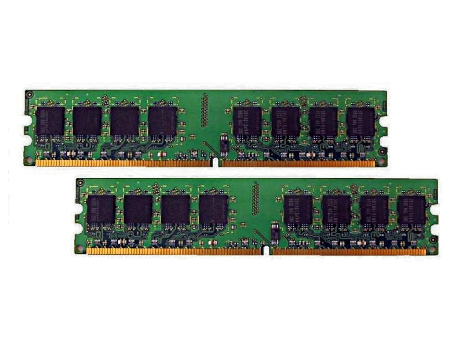 2GB (2 x 1GB) DDR2 667 DIMM PC2 5300 240-Pin CL5 Memory for Desktop Computers