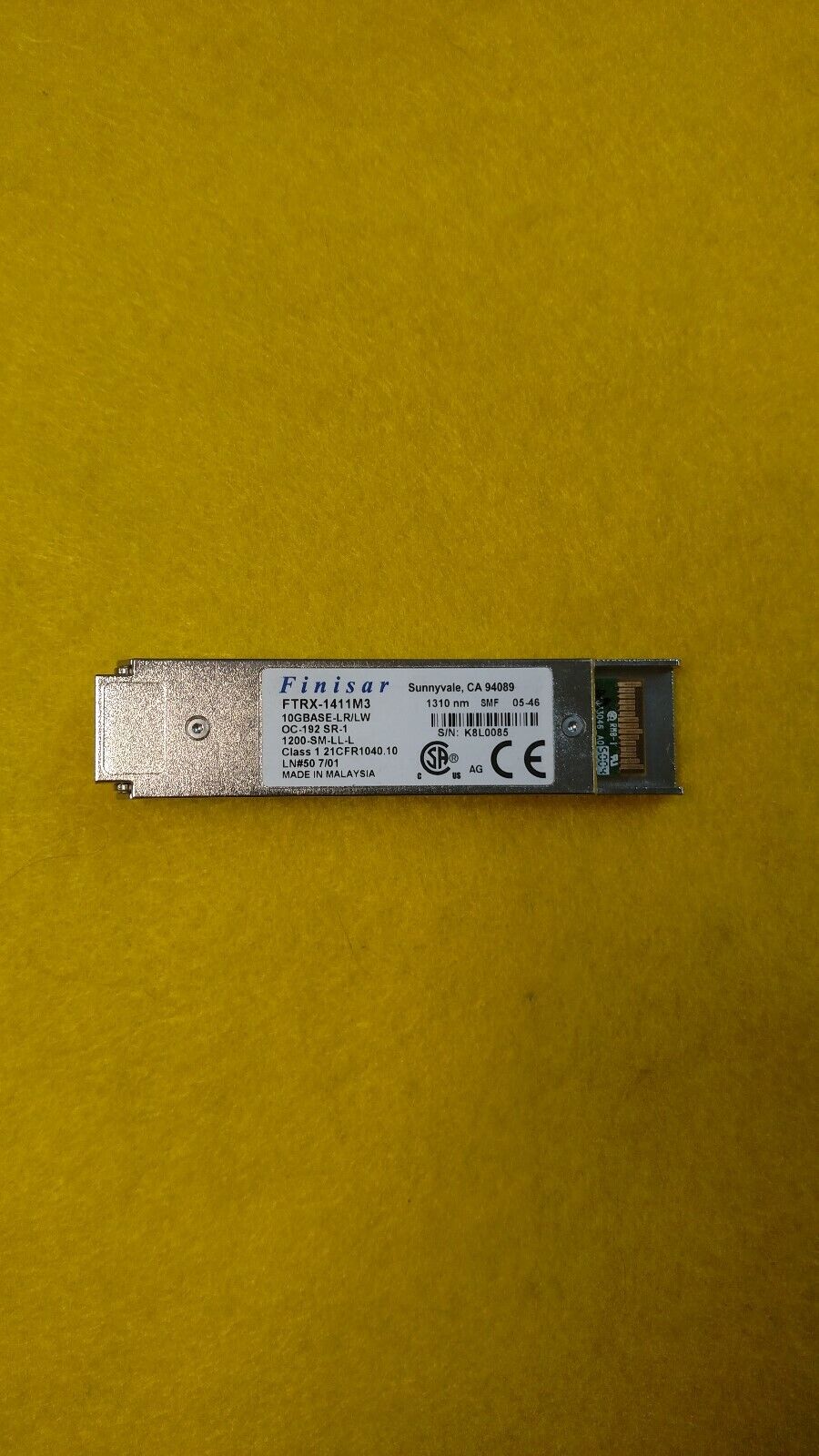FINISAR FTRX-1411M3 10GBASE-LR ETHERNET TRANSCEIVER