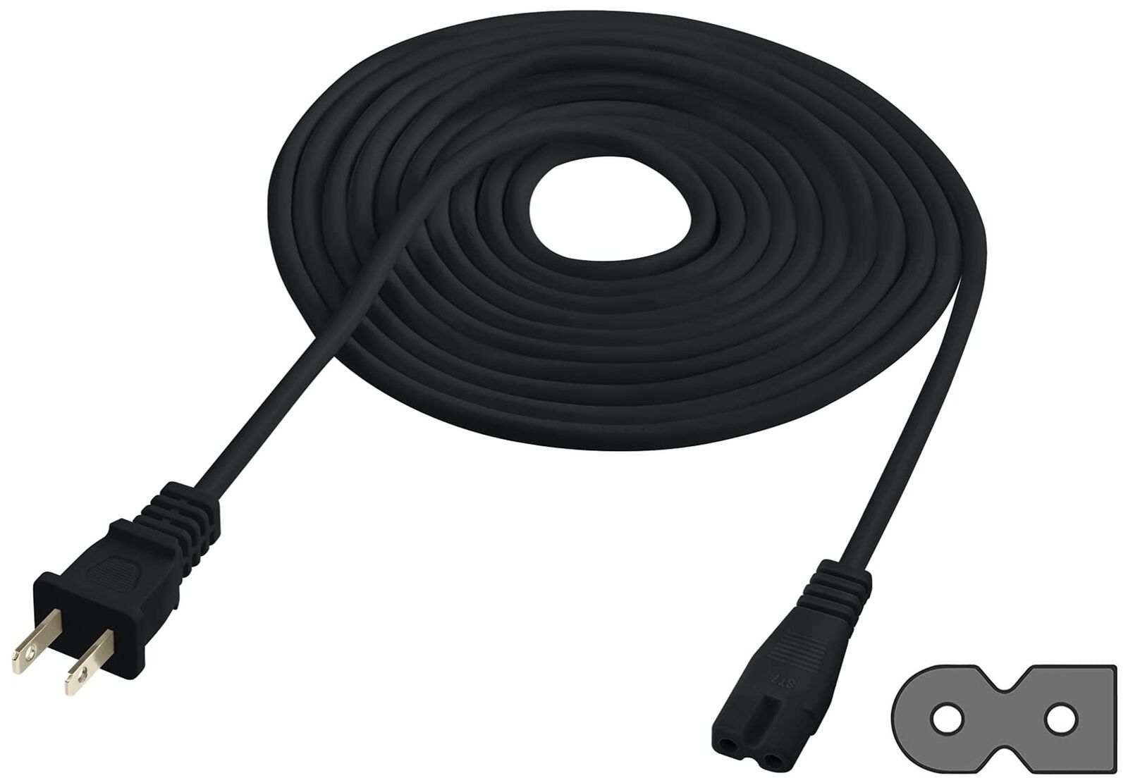 Vebner Extra Long 17-Foot Power Cord Compatible with Select Vizio TV LED Smar...