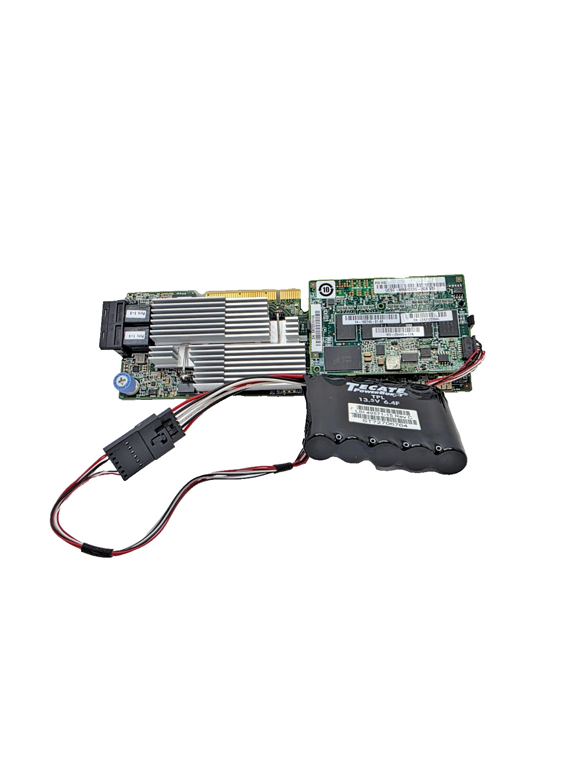 Cisco UCSC-MRAID12G-2GB V01 RAID Controller w/ SuperCap 74-102745-01 74-12862-02