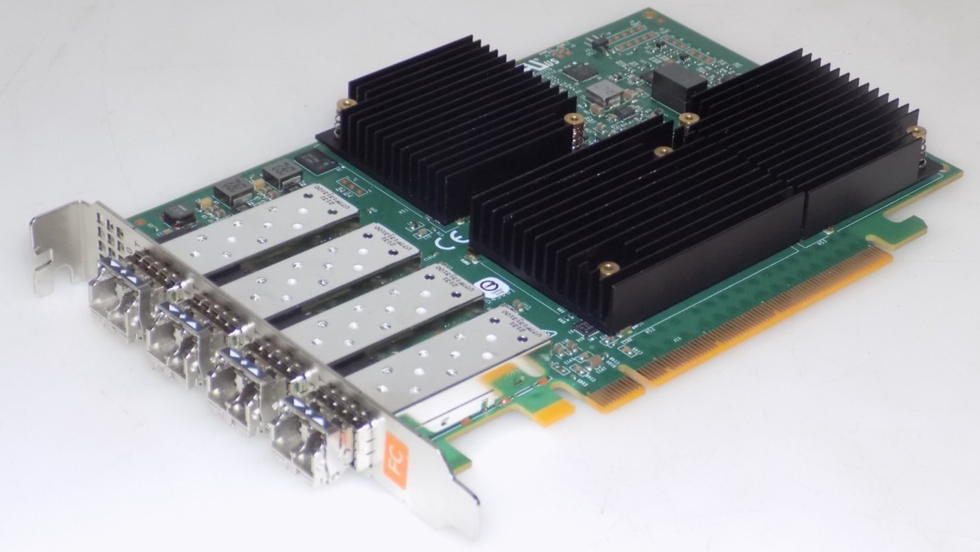 EMULEX LPe31004-M6-SIO LightPulse 16Gb/s 4-Port FC PCI-e 3.0 x16 HBA