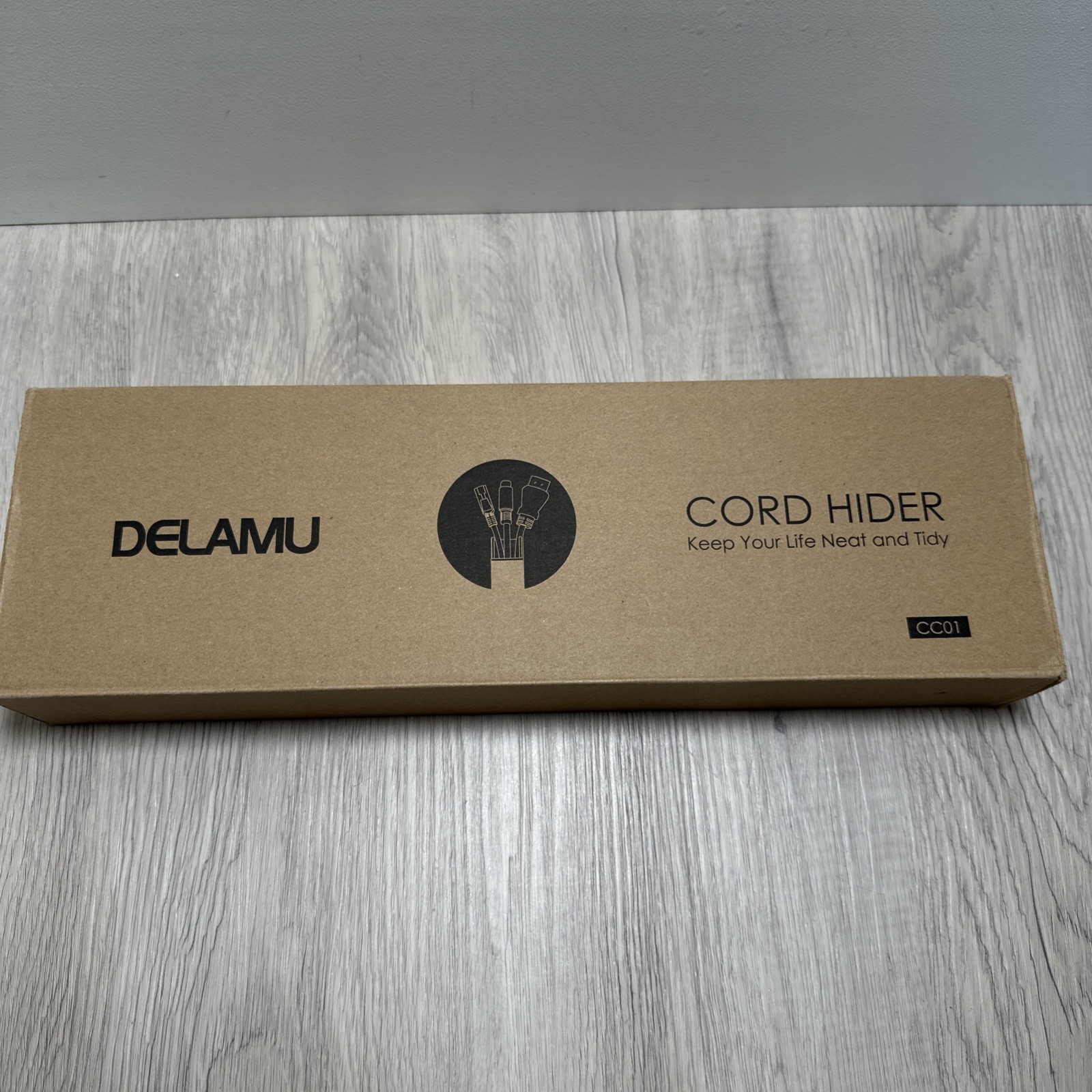 Cable Hider, 157in Delamu Cord Hider Wall for Wall Mounted TV, Wire Hider Kit, P