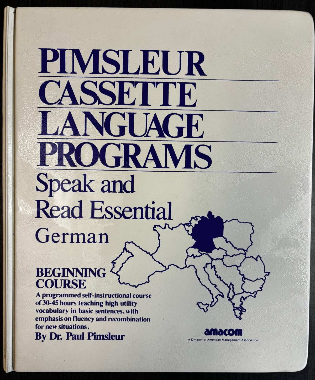 Pimsleur cassette German language program