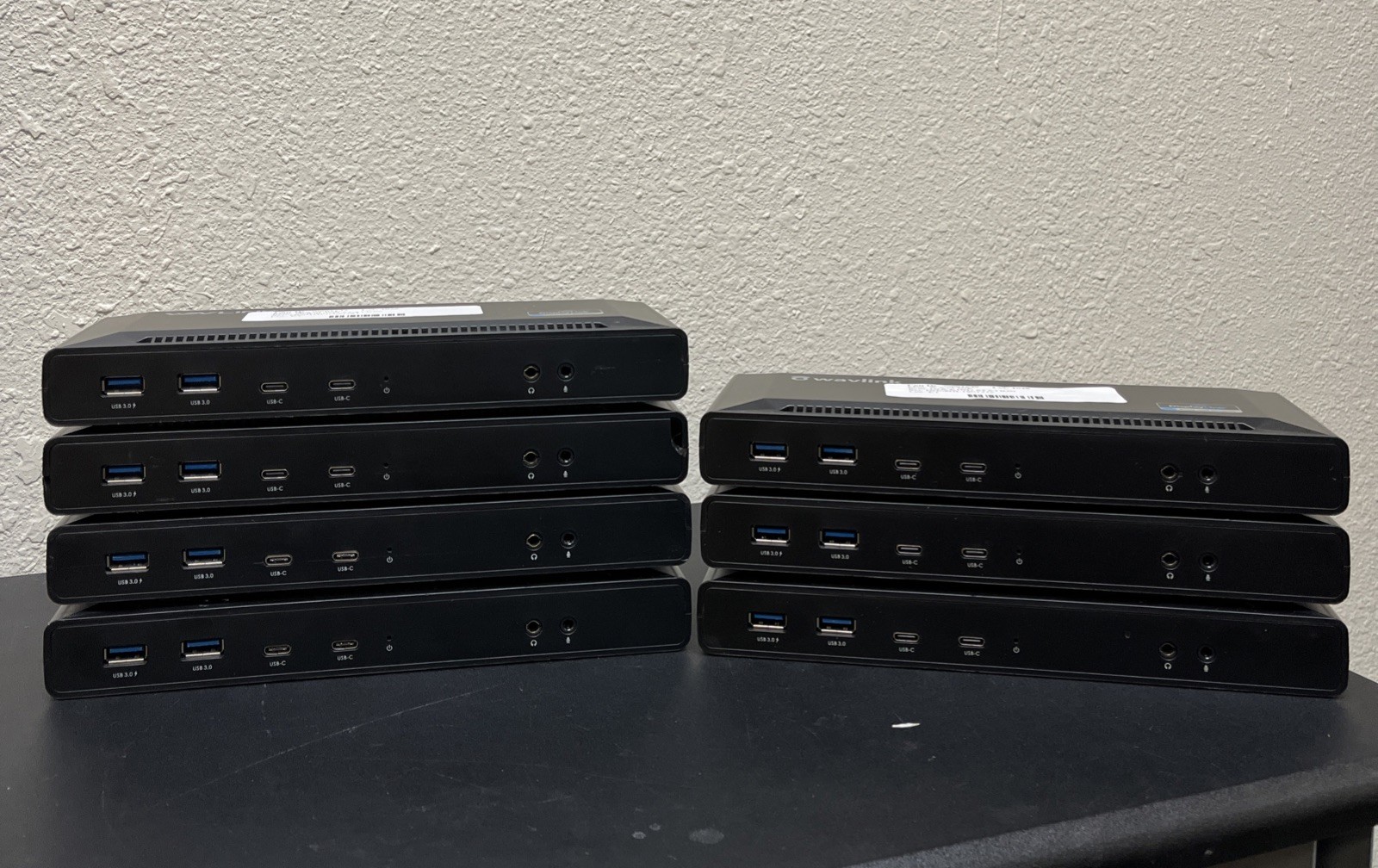 LOT OF 7- Wavlink UG69PD2 Rev. A1/ Rev. A2 Dock Only- Grade C
