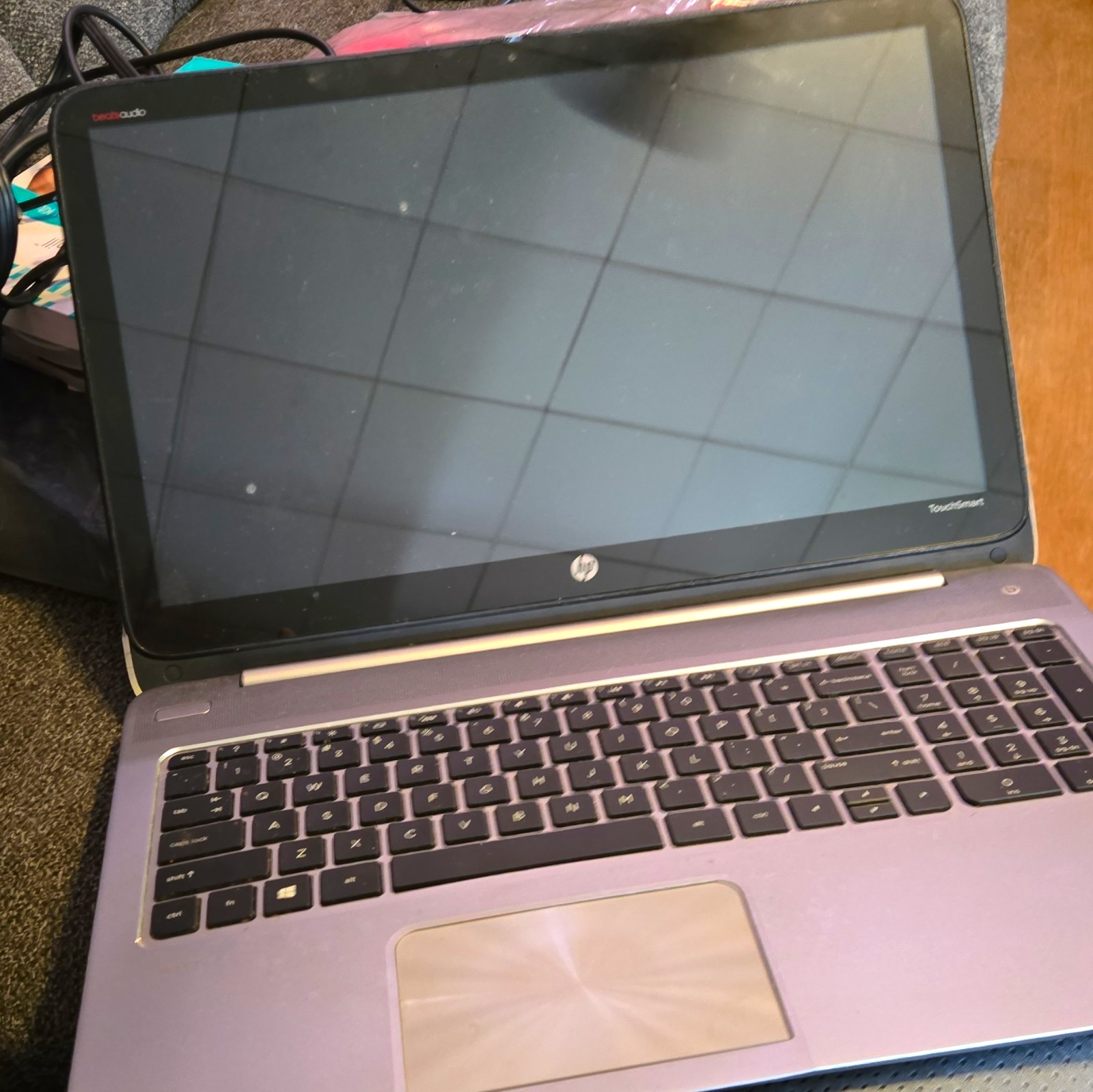 HP Envy TouchSmart 16in Core i5 Touchscreen Webcam Silver Laptop For Parts