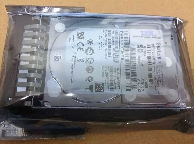 For IBM 81Y9727 81Y9726 81Y3857 500GB SATA 7.2K 2.5”harddrive
