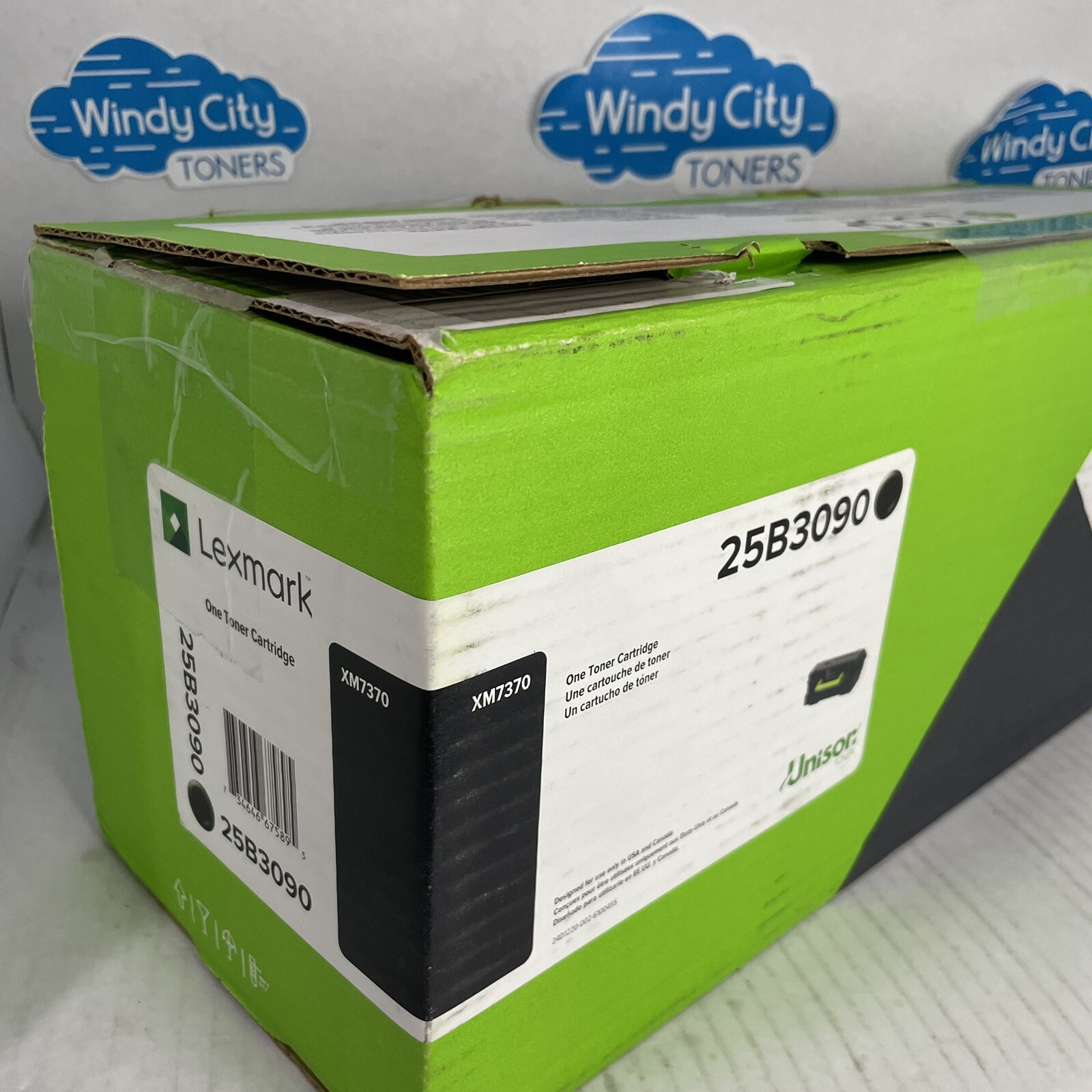 Lexmark 25B3090 Black Toner Cartridge for XM7370 New Open Box
