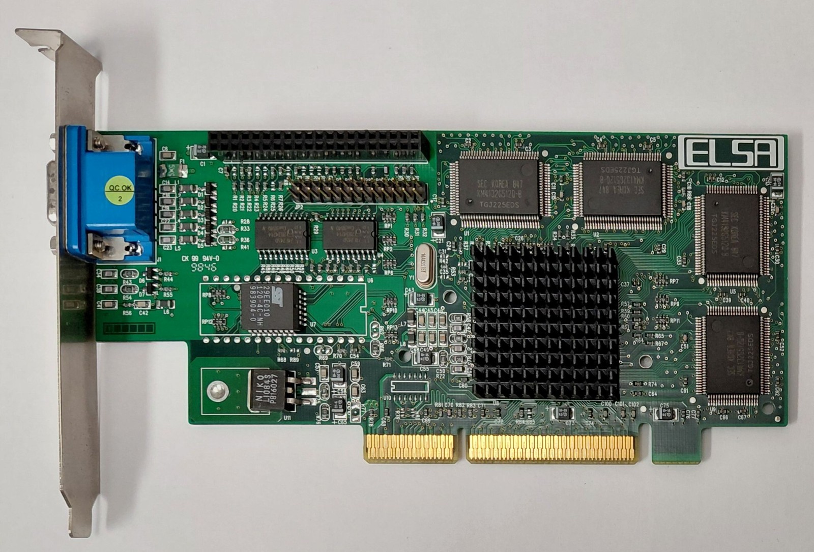 ELSA Victory II-A16 AGP Graphics Card (3dfx Voodoo Banshee, 16MB, Retro, 1998)