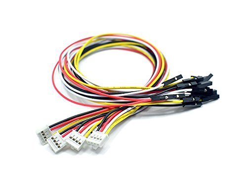 Grove - 4 pin Female Jumper to Grove 4 pin Conversion Cable 5 PCs per PAck