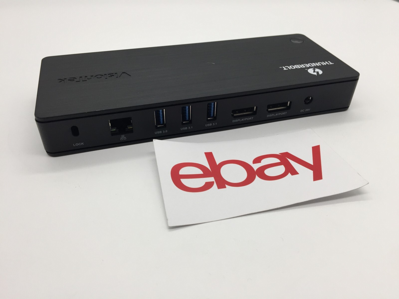 VisionTek Thunderbolt 3 USB C Docking Station Dual 4K Display UNIT ONLY FREE S/H