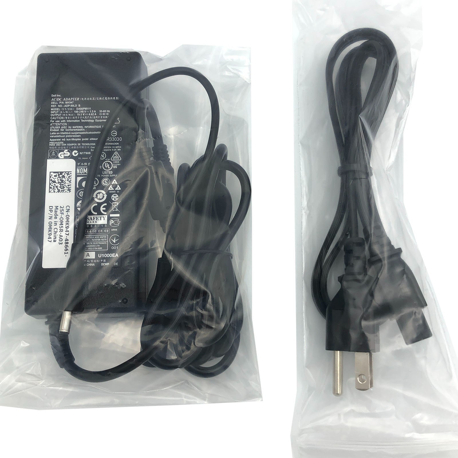 NEW Original Dell 90W Power Supply DA90PM111 K8WXN AC Adapter Charger FA90PM111
