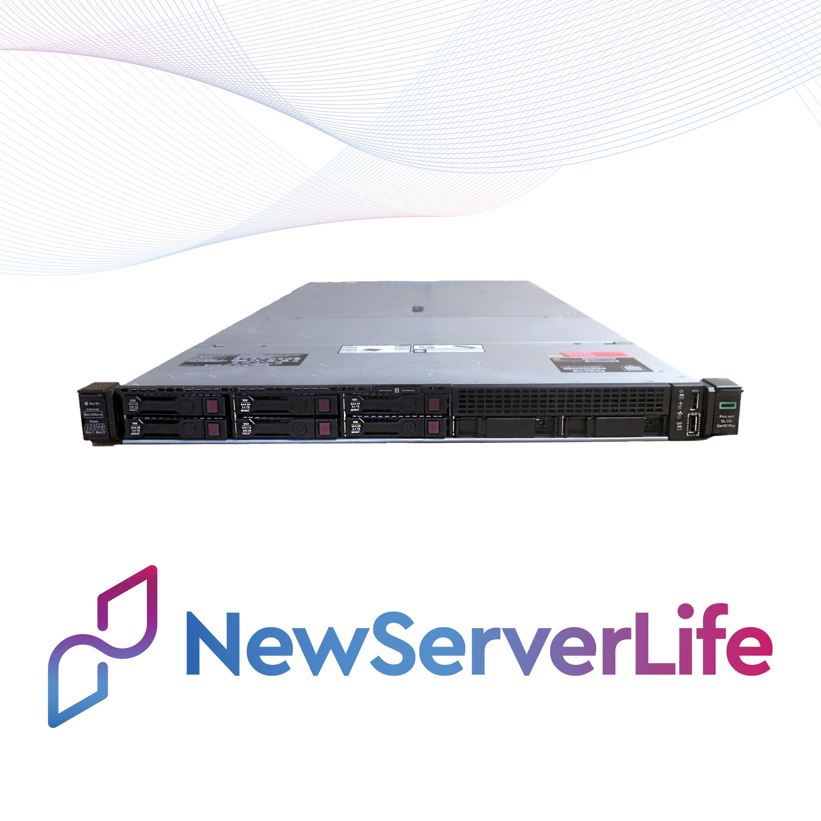 HPE DL325 Gen10 PLUS 8SFF 1x AMD EPYC 7702P 256GB P408i-a 2x 25Gb SFP28
