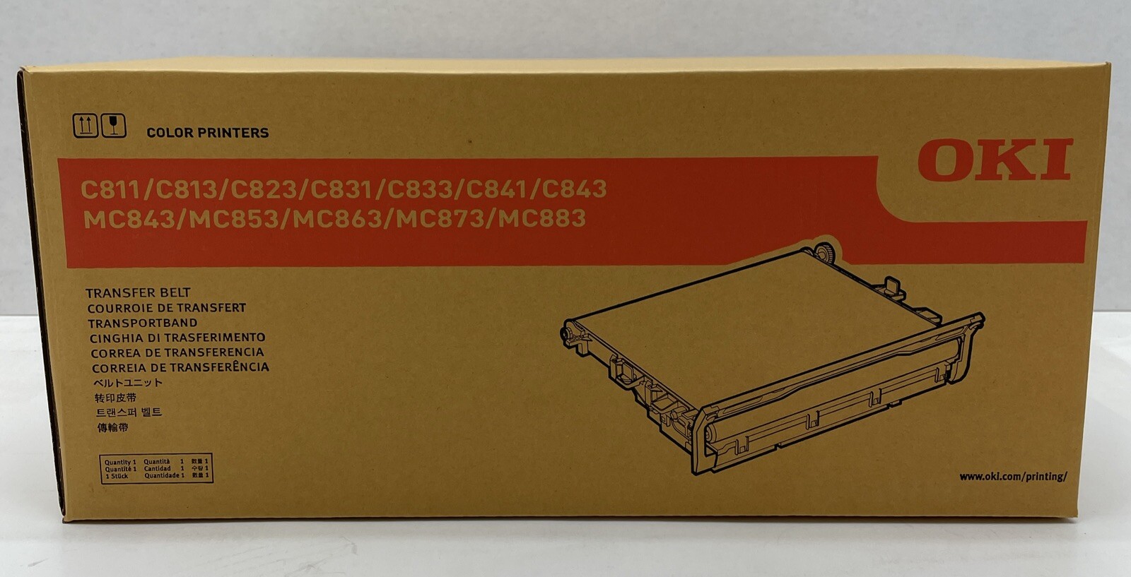 New OEM Okidata OKI C811 C831N 44846205 44846204 46399101 57112001 Transfer Belt