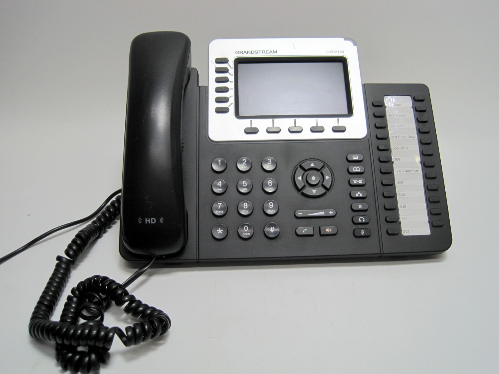 Grandstream GXP 2160 Gigabit 6 Line IP VOIP POE Color Telephone W/Power & Stand