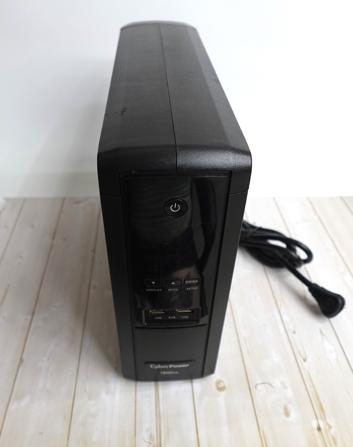 Cyber Power 1500VA Uninterruptible Supply Black Surge Protection LCD Display