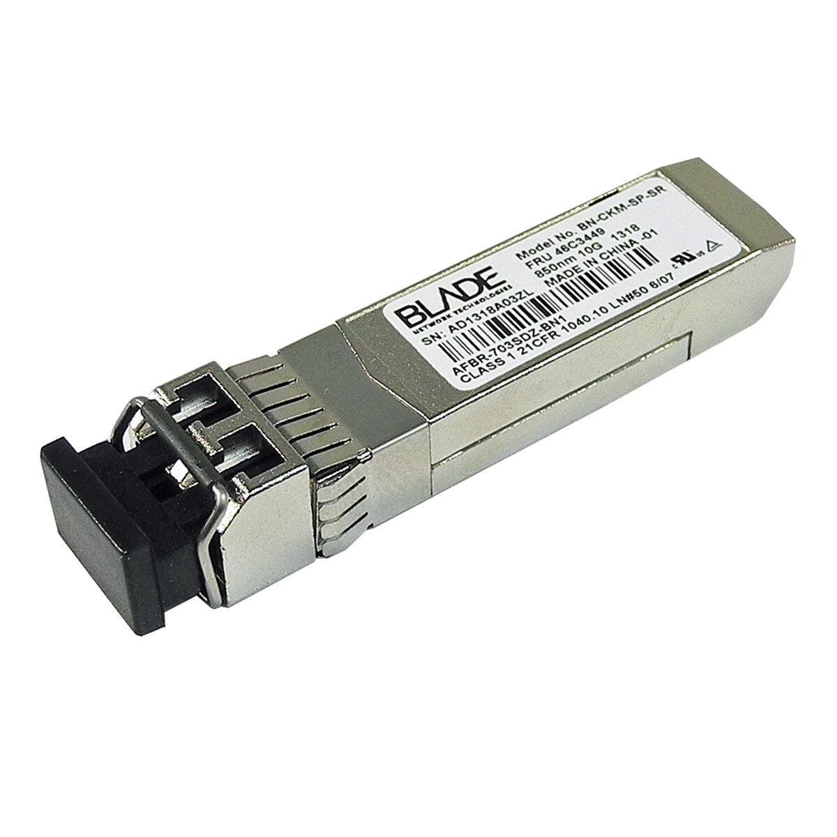 IBM BLADE BN-CKM-SP-SR 10Gb 850nm 300m SFP+ FC Transceiver 46C3449