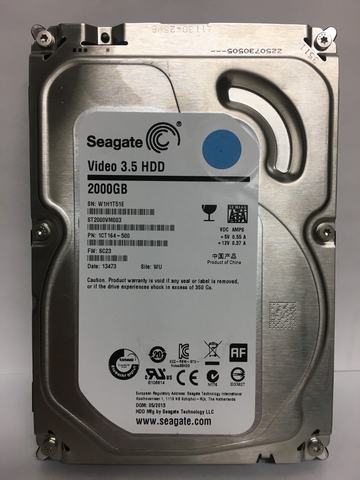 Seagate Video ST2000VM003 2TB 5900RPM 64MB  SATA 6.0Gb/s 3.5\