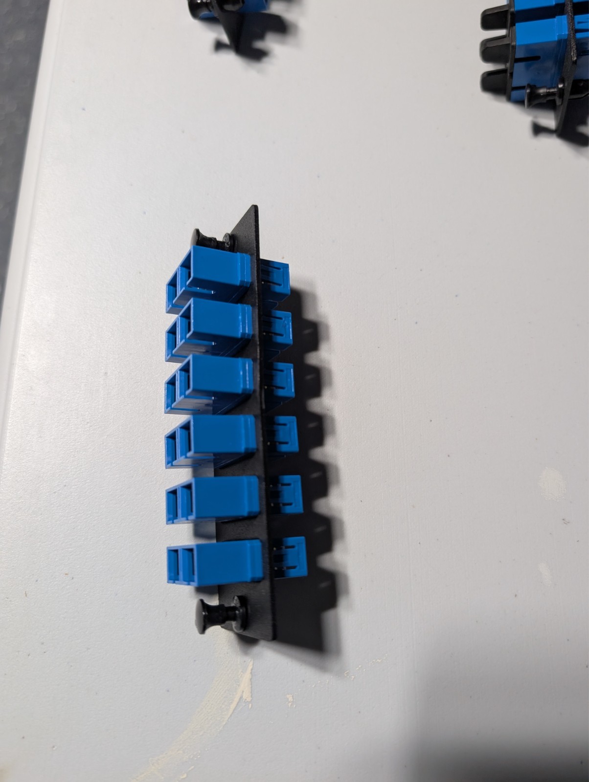 Panduit FAP6WBUDSCZ 6 Fiber SC Duplex FAP OS2 Fiber Adapter Panel Blue