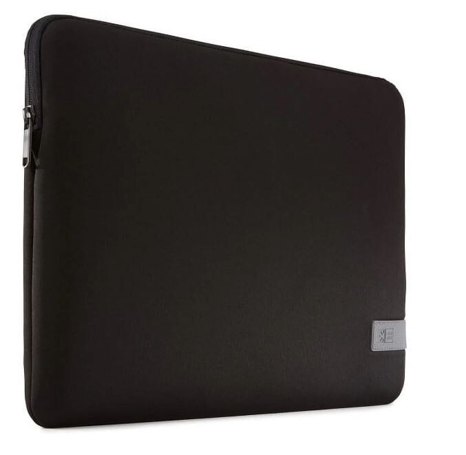 Reflect 15.6 Inch Laptop Sleeve Pouch Protective Case with Zipper - Black