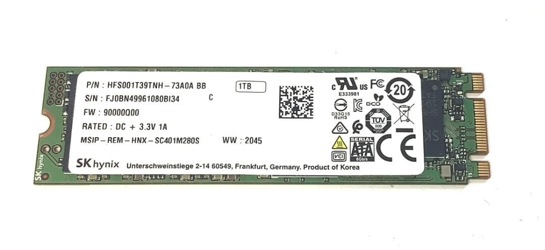SKhynix NVMe 1TB SSD HFS001T39TNH-73A0A BB Solid State Drive Tested