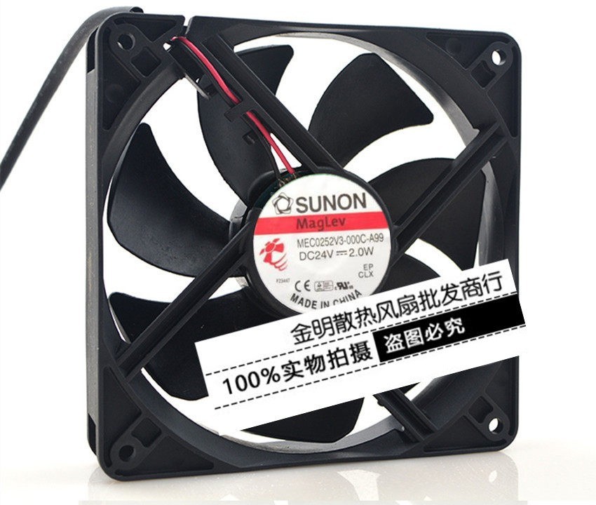1PCS SUNON 12CM MEC0252V3-000C-A99 24V 2.0W Inverter Cooling Fan