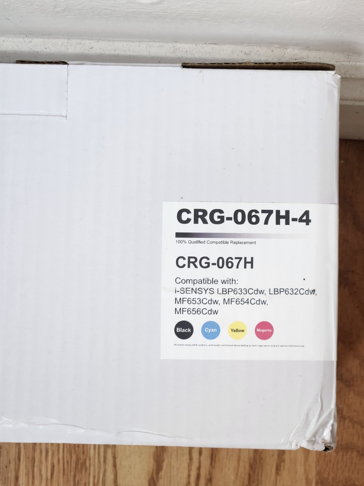 4 Cartridge Toner Set- CRG-067Black, Cyan, Magenta, and yellow 067 NEW SEALED