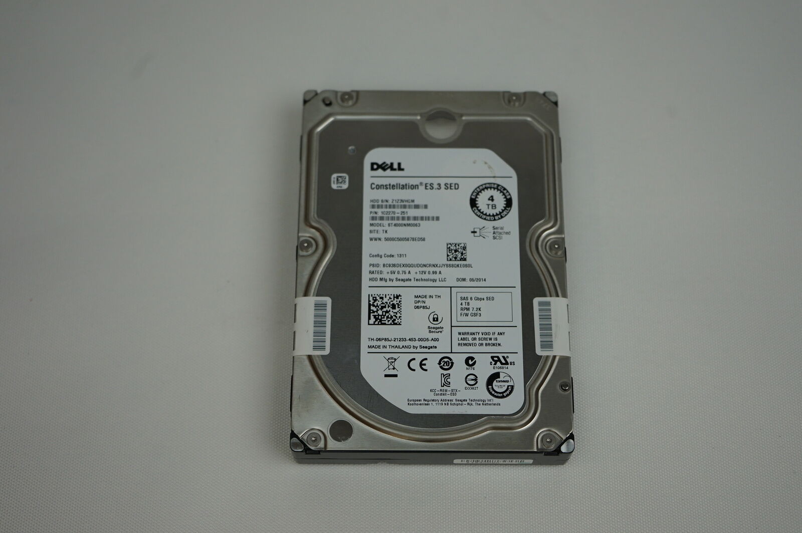 Dell 6P85J 4 TB 3.5 Inches Internal Hard Drive ST4000NM0063