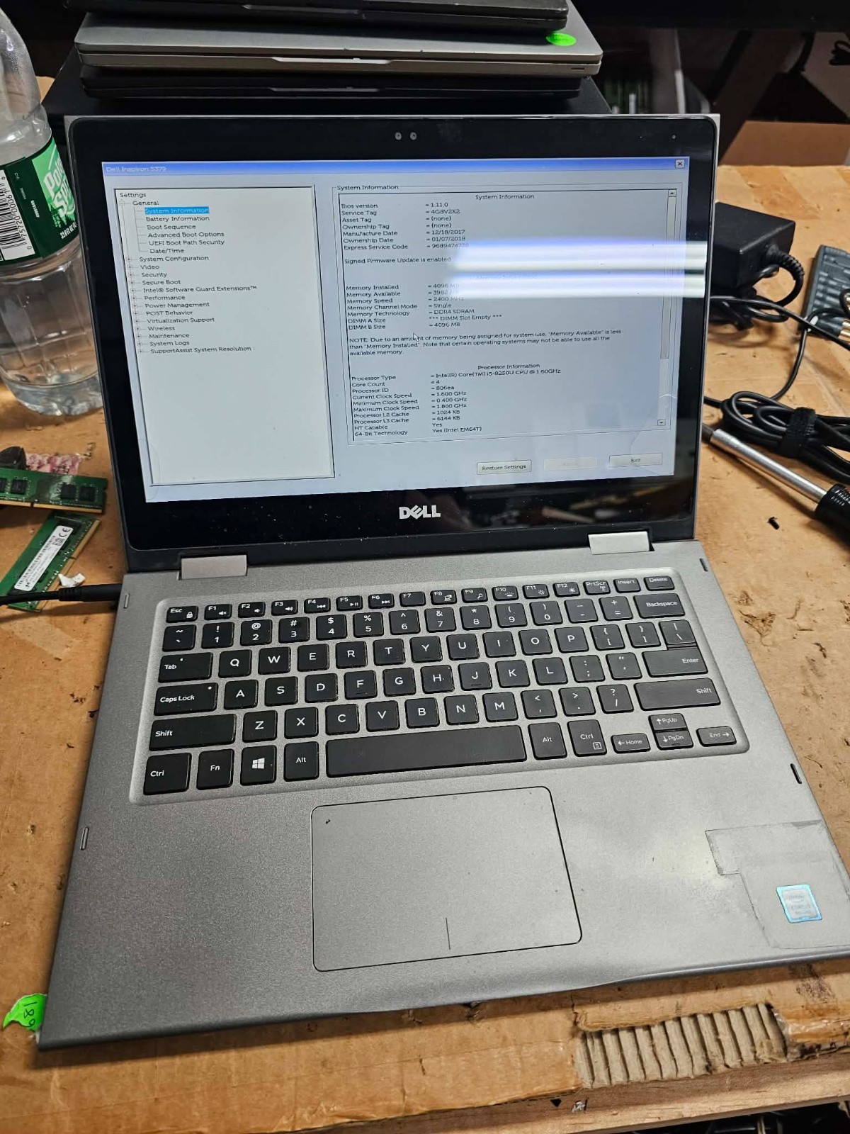 Dell Inspiron 13 5379 2-in-1 Intel Core i5-8250U 13.3" Touch Laptop Tech Special