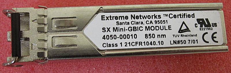 Extreme Networks 10051 4050-00010 1000Base-SR  SFP 850nm Module 132xAvailable