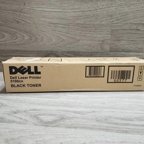 Genuine Dell 5100cn Black Toner NEW