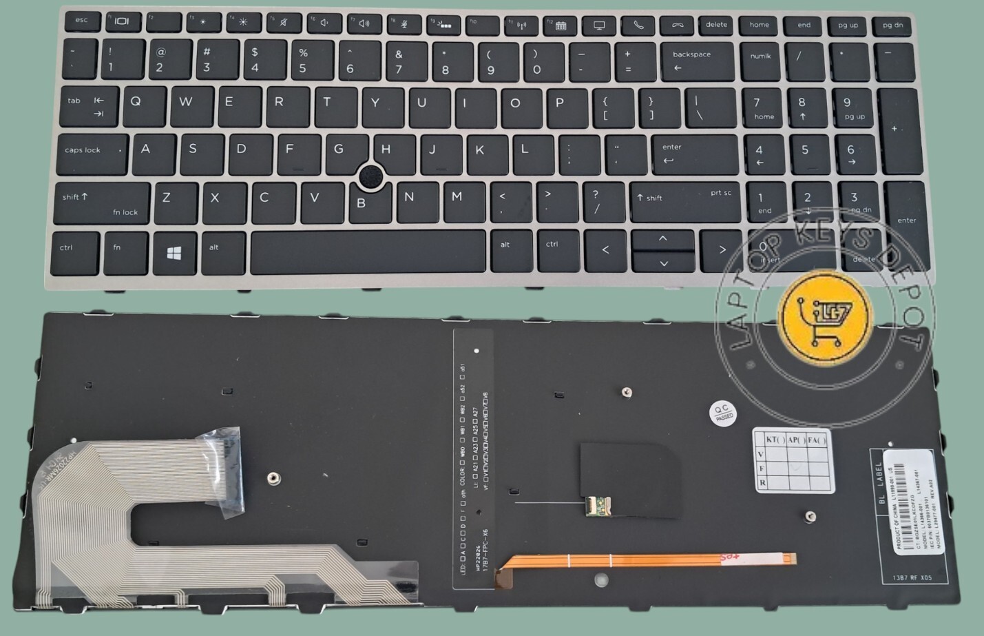 New US HP Elitebook 850 855 G5 G6 750 755 G5 G6 Keyboard L14366-001 L11999-001